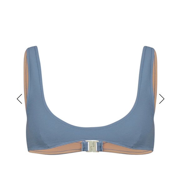 NWT  ✨ SIGNATURE CROP BRALETTE TOP - DENIM ✨ - Picture 2 of 4